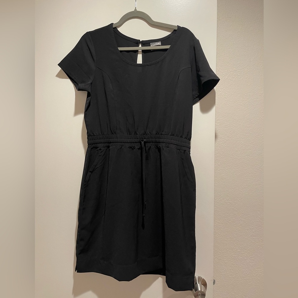 32 Degrees Black Athleisure Dress